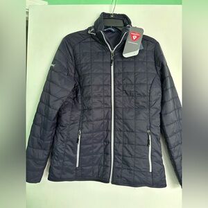 Cutter & Buck Blue Puffer Jacket Ranier